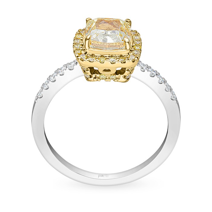 Fancy Yellow Diamond Ladies Ring CWF2582