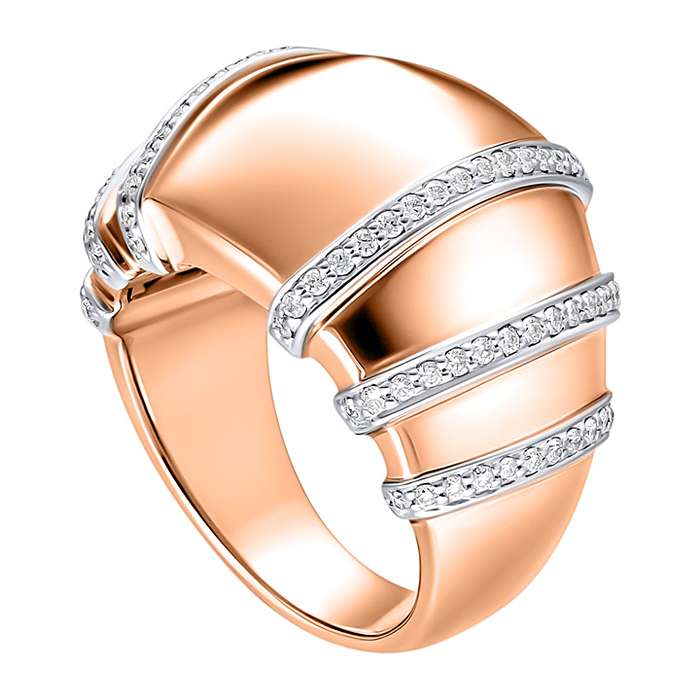 Diamond Ladies Ring Bulky Domine S164-CWF3693