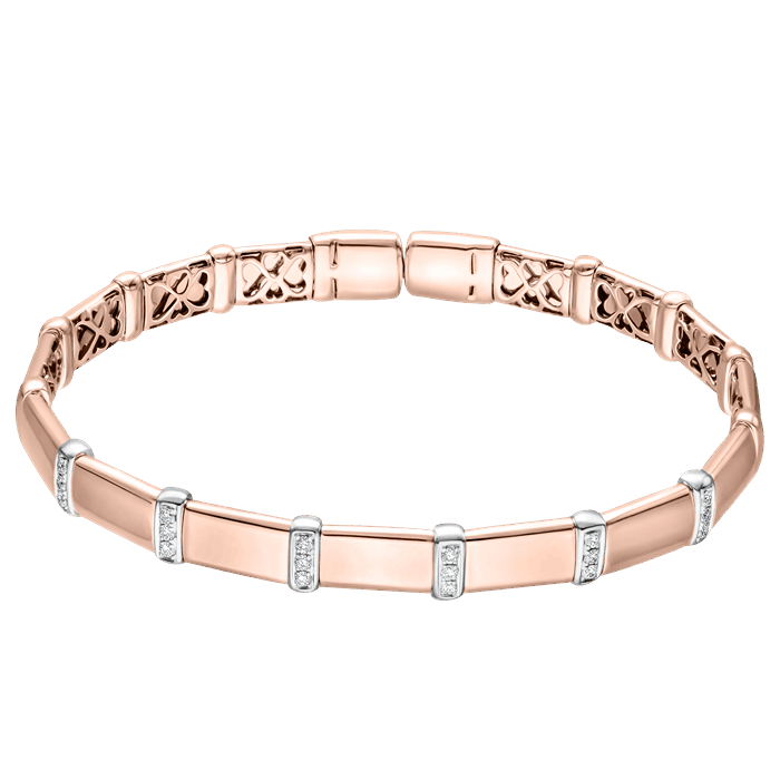 Bamboo Diamond Ladies Bangle GKF0508M