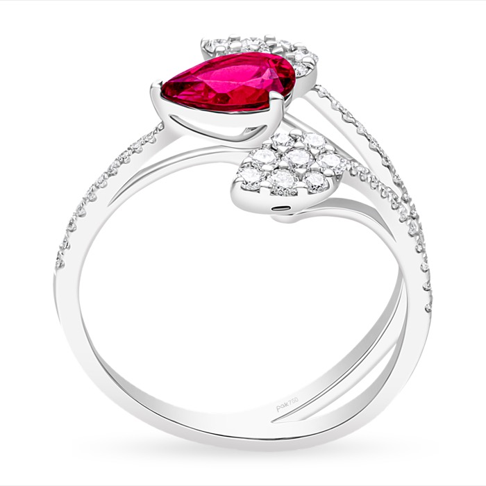 Fuchsia Diamond Ladies Ring CWF3013