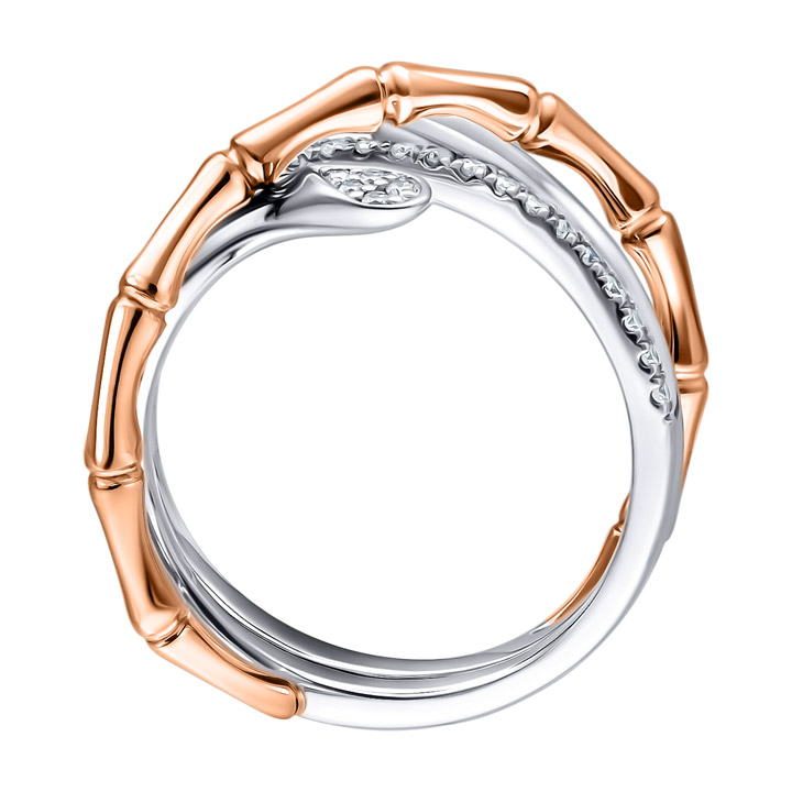 Diamond Ladies Ring Bamboo CWF3368 Diamond Ladies Ring Bamboo CWF3368