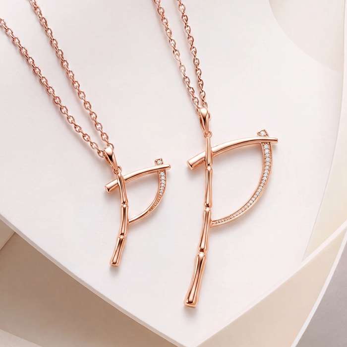 Small Alphabet Bamboo Pendant S178-LWF1553-P