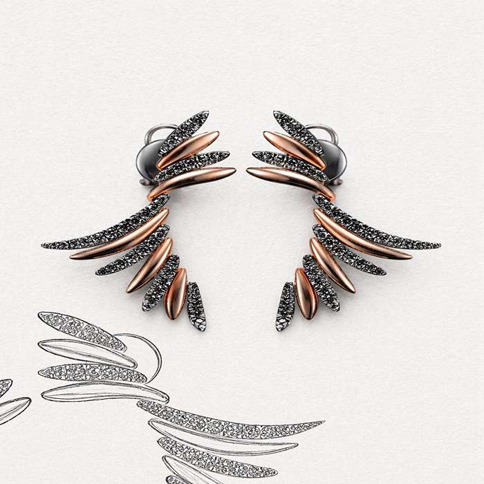 Diamond Earrings Nuarta S174-AF1725BL