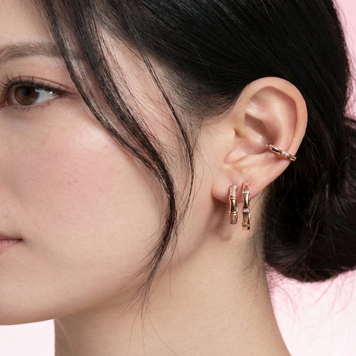 Diamond Earrings Bamboo AF1616