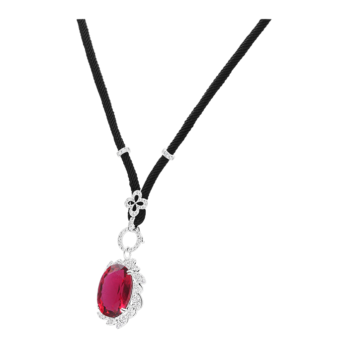 Diamond Pendant Fuchsia LWF1364