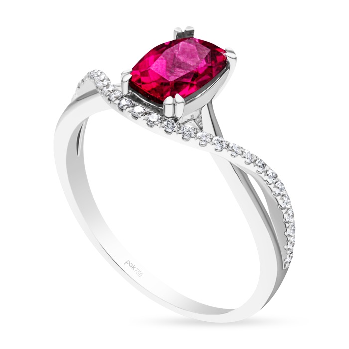 Fuchsia Diamond Ladies Ring CWF2860