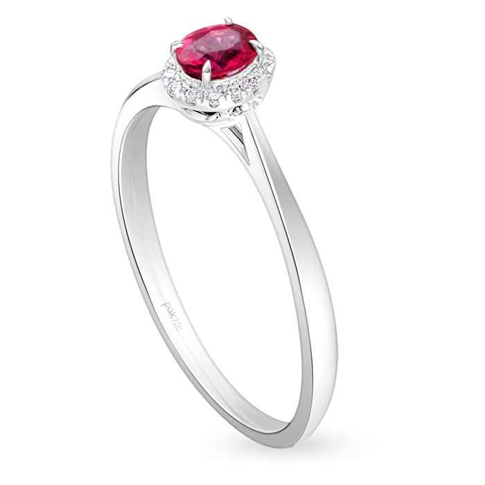 Fuchsia Diamond Ladies RIng CWF3093