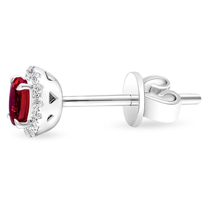Fuchsia Diamond Ladies Earrings AF1503