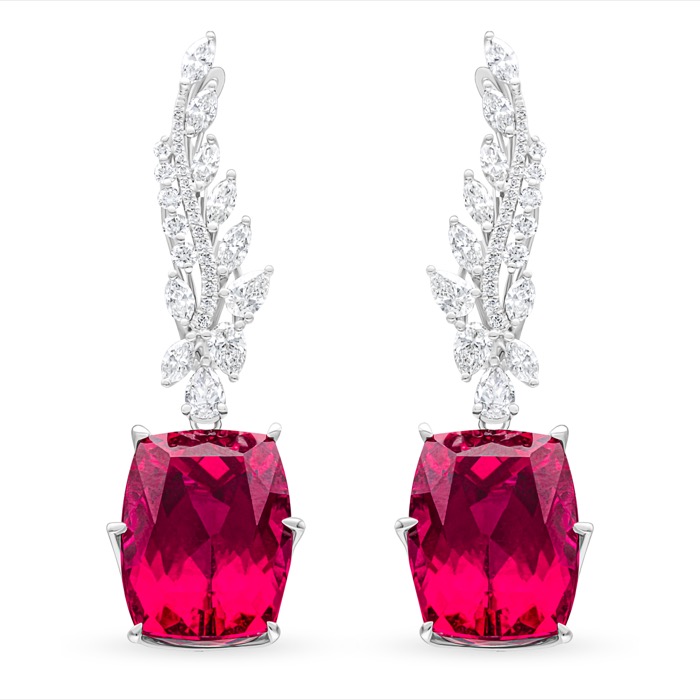 Diamond Earrings Fuchsia AF1186