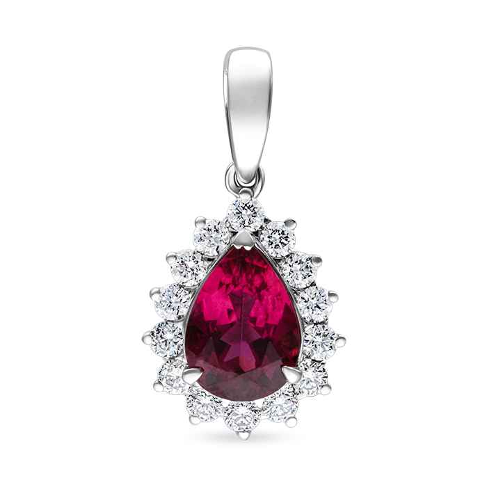 Diamond Pendant Fuchsia LWF1247