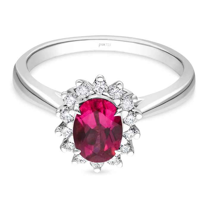 Fuchsia Diamond Ladies Ring CWF2847