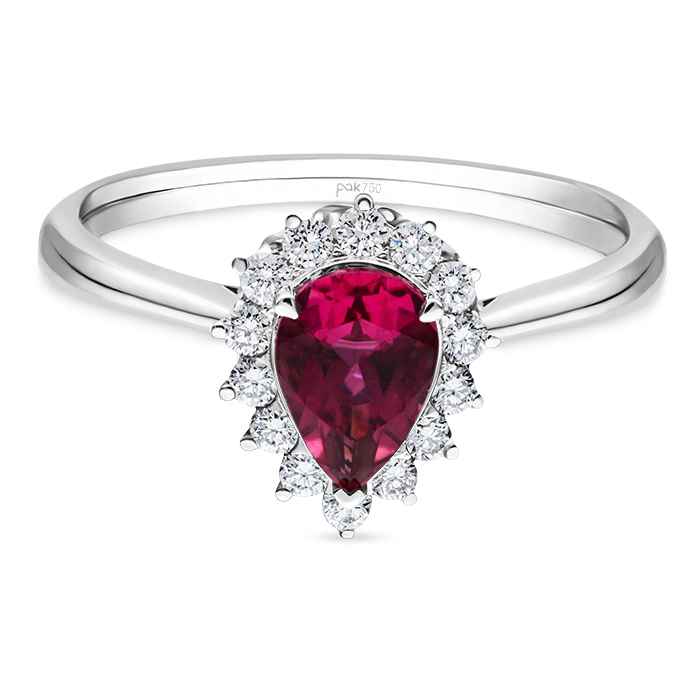 Fuchsia Diamond Ladies Ring CWF2848