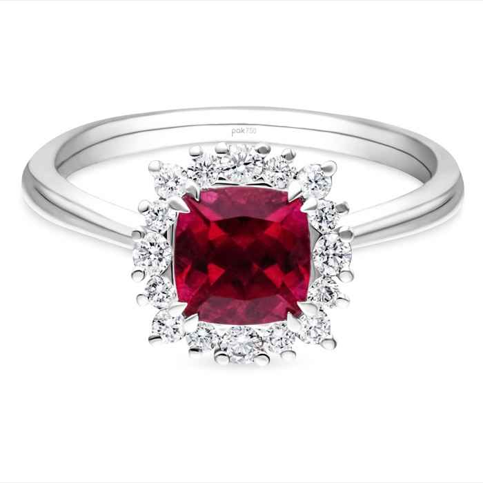 Rubelite Diamond Ladies Ring CWF2856