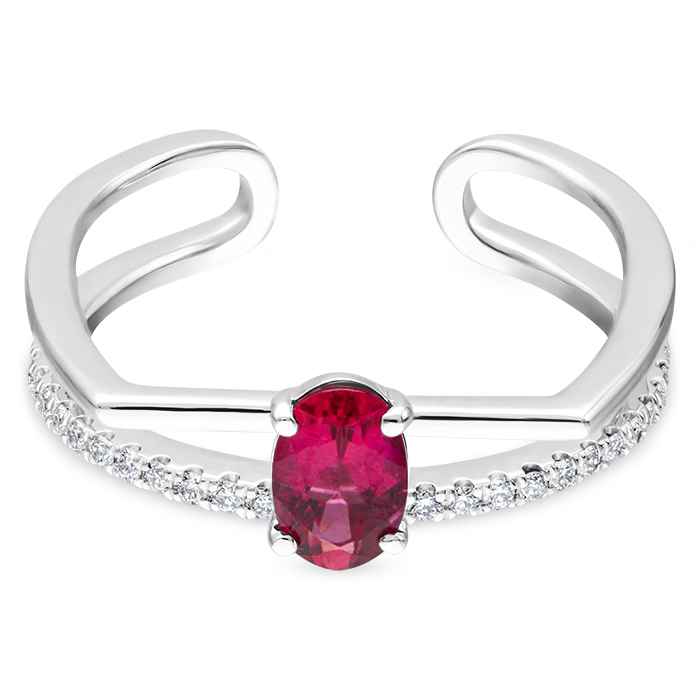 Fuchsia Diamond Ladies Ring CWF2863