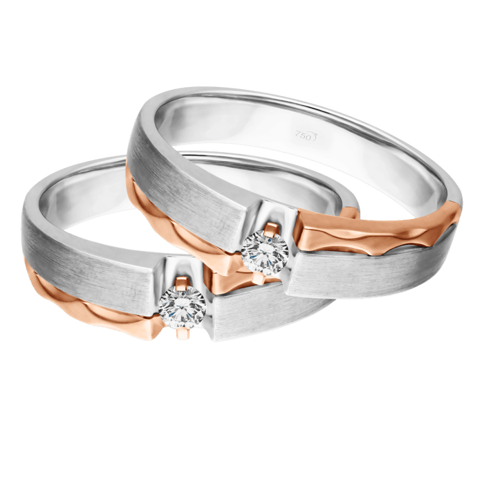 Senor & Senorita Diamond Wedding RIng CKS0450A