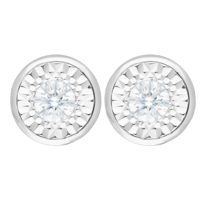 Solitaire Mirage Earrings E17131-50