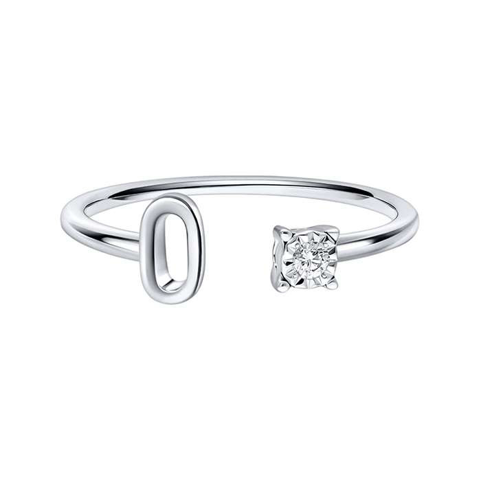 You & I Alphabet Ring S136-CWS0541-O