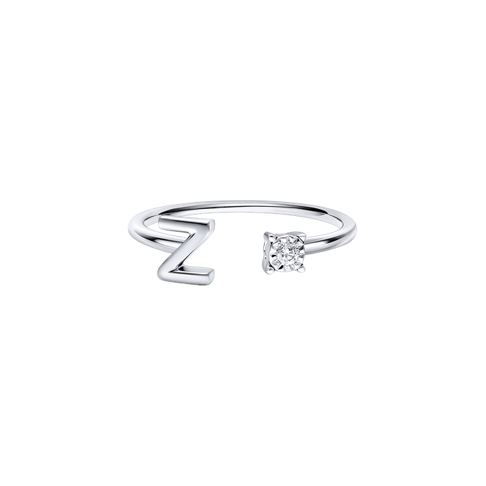 You & I Alphabet Ring S136-CWS0541-Z