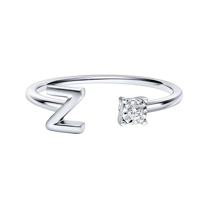 You & I Alphabet Ring S136-CWS0541-Z